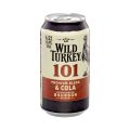 Wild Turkey 101 Kentucky Straight Bourbon & Cola 6.5% Case 30 x 375mL Cans