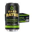 Hard Rated Alcoholic Lemon & Lime Zero Sugar Case 24 x 375mL Cans