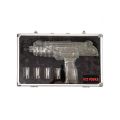 Uzi Vodka Gun + 4 Shot Glasses Briefcase 1L