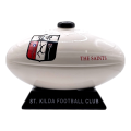 St Kilda Football Club AFL Ceramic Football Decanter - FULL & SEALED