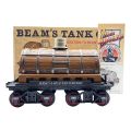 Jim Beam 100 Months Old Decanter Jersey and Western Railway Tank Car 750mL -  SEALED WITH BOX & PAPERS