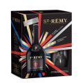 St Remy XO French Brandy + 2 Glasses Gift Pack 750mL