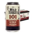 Wild Turkey 101 Kentucky Straight Bourbon & Cola 6.5% Case 24 x 375mL Cans