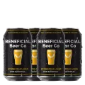 Beneficial Beer Stone Cold Lager Alc-Free 375mL