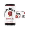 Jim Beam White Label Bourbon & Cola 24 x Pack Cans 375mL