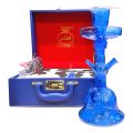 Al Fakher Blue Glass Hookah Shisha Complete Set & Travel Case