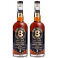 Augusta Distillery Old Route 8 Year Old Bundle "Vintage Cherry Cola" 54.1% & "Hazelnut Lamington" 58.6% Cask Strength Kentucky Straight Bourbon Whiskey 2 x 750mL