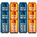 Lucky Saint Lager + Hazy IPA Zero Beer Bundle (12 Cans)