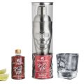 Rusty Barrel Spiced Rum Skull Cocktail Shaker Gift Set 700ml