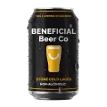 Beneficial Beer Stone Cold Lager Alc-Free 375ml