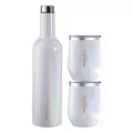 ALCOHOLDER Flask Stemless set- UNICORN SPARKLES