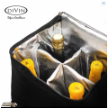 DIVIN 4 Bottle  Wine Cooler Bag - Champagne Gold & Black