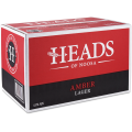 Heads Of Noosa Brewing Amber Lager Carton 24 x 330ml bottles