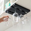 SOGA 34cm Wine Glass Holder Hanging Stemware Storage Organiser Kitchen Bar Restaurant Decoration