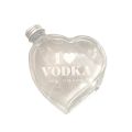 I Love Vodka Heart Shaped Bottle 200mL