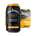 Jack Daniel's Tennessee Whiskey & Ginger Beer 24 x 375mL Cans