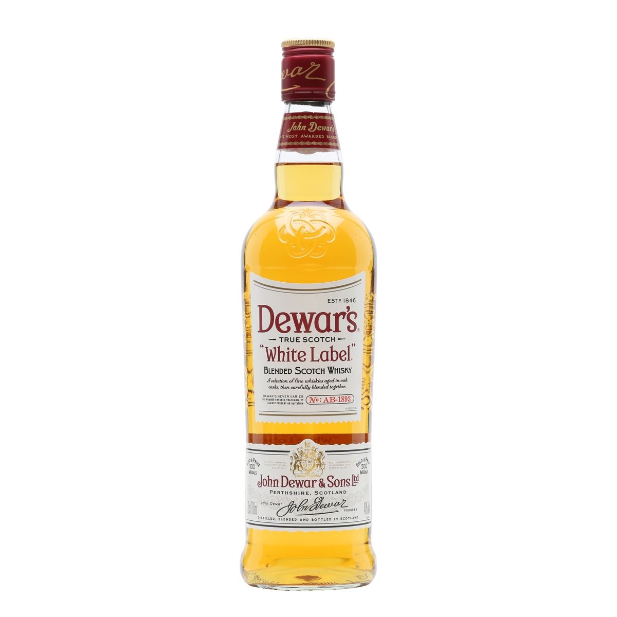 Dewar's White Label Blended Scotch Whisky 1000ml
