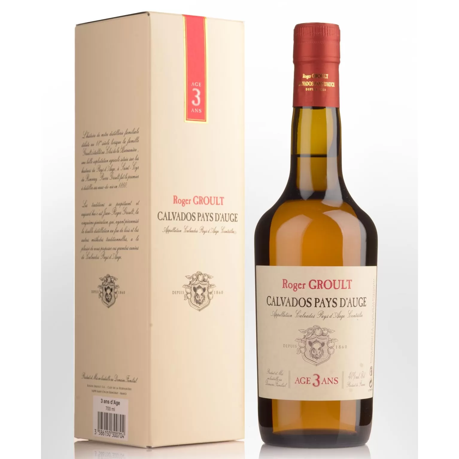 Calvados Roger 3 Yo 12x700Ml