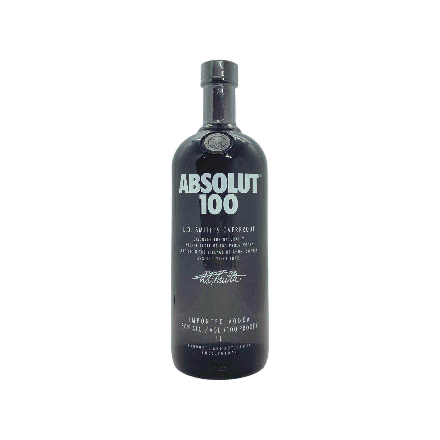 Absolut 100 L.O. Smith's Overproof 1L @ 50% abv