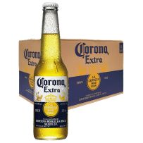 Corona Extra Beer Brown Box Imported From Mexico Case 4 x 6 Pack 355ml Bottles