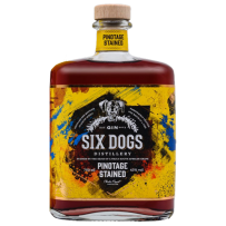 Six Dogs Stained Pinotage Gin 43% 1 x 750ml