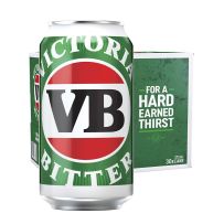 Victoria Bitter VB Beer Case 24 x 375mL Cans
