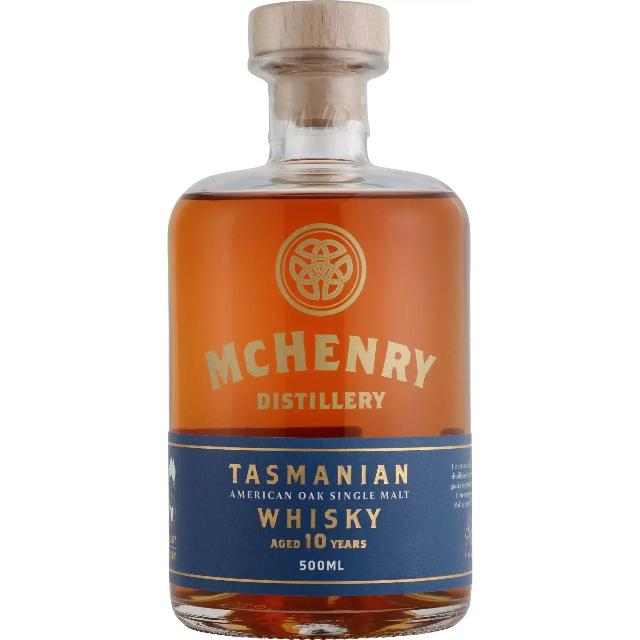 McHenry Distillery’s 10 Year Old American Oak Single Malt Whisky