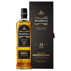 Bushmills 21 year old Rare, Single Malt Irish Whiskey(700ml)