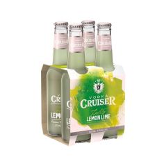 Vodka Cruiser Zesty Lemon Lime 275ML [4 Pack]