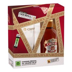 Chivas Regal 12 Year Old Scotch Whisky Highball Gift Pack (700mL)