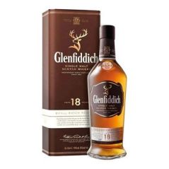 Glenfiddich 18 Year Old (Vintage)Single Malt Scotch Whisky (700ml)