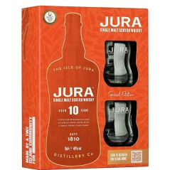The Isle of Jura 10 Year Old 2 Glass Gift Pack 700ml