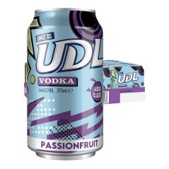 UDL Vodka & Passionfruit 6 x 4 Pack 375ml Cans