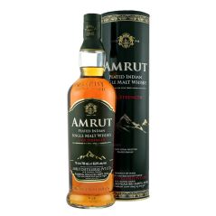 Amrut Peated Cask Strength Single Malt Indian Whisky 700mL
