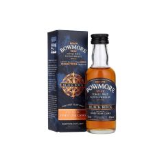 Bowmore Black Rock Limited Edition Single Malt Scotch Whisky Glass Miniature 50mL
