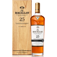 The Macallan 25 Year Old Single Malt Scotch Whisky @ 700mL - 2019 Release