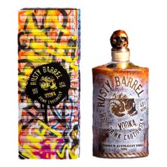 Rusty Barrel Vodka Gift Tin 700mL - Graffiti