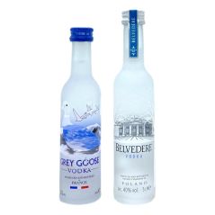 Grey Goose & Belvedere Vodka Bundle (2X50ML)