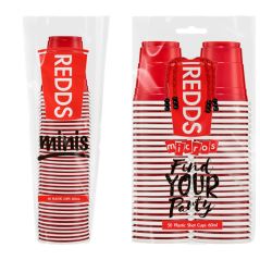 REDDS Mini Plastic Cups 285mL (40 Pack) + REDDS Micro Cups 60mL (50 Pack)