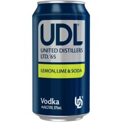 UDL Vodka & Lemon, Lime & Soda (10X375ML)