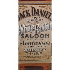 Jack Daniel's White Rabbit 120th Anniversary 700mL @ 43% abv 
