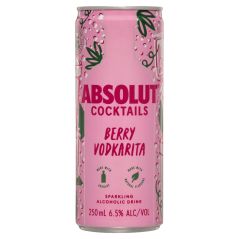 Absolut Cocktails Berry Vodkarita (10X250ML)