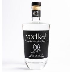 Vodka+ (Vodka Plus) Premium Craft Black Label Vodka 700mL @ 40% abv