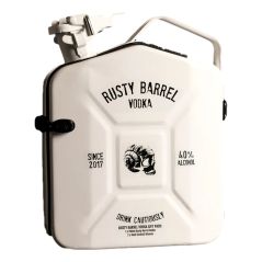 Rusty Barrel Vodka ﻿﻿J﻿erry Can Gift Pack - White