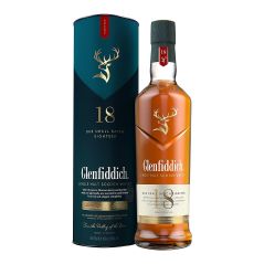 Glenfiddich 18 Year Old Single Malt Scotch Whisky 700ml @ 40% abv