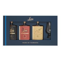 Lark Whisky Whisky Explorers Flight Gift Pack (3X100ML + Glencairn Glass)