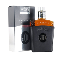 Jack Daniels Monogram Tennessee Whisky 750mL with the RARE Black Cap