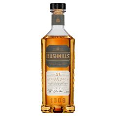 Bushmills 21 Year Old Single Malt Irish Whiskey 700mL
