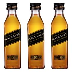 Johnnie Walker Black Label Scotch Whisky (3X50ML)
