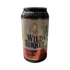 Wild Turkey Heritage (2023) 9% Kentucky Straight Bourbon Whiskey & Cola 375ml (24 Cans)